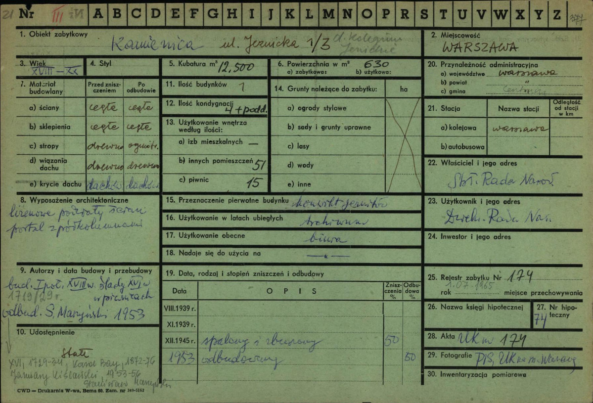 Karta zielona, skan nr 1