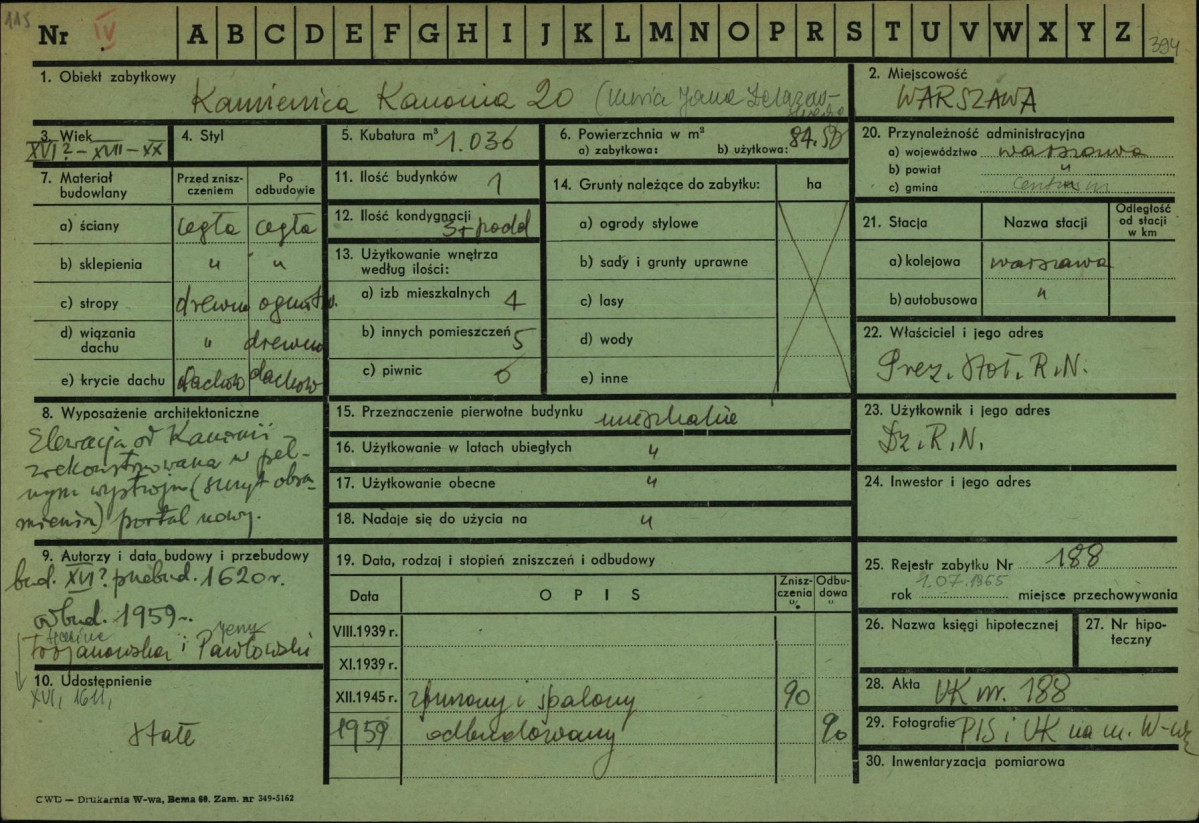 Karta zielona, skan nr 1