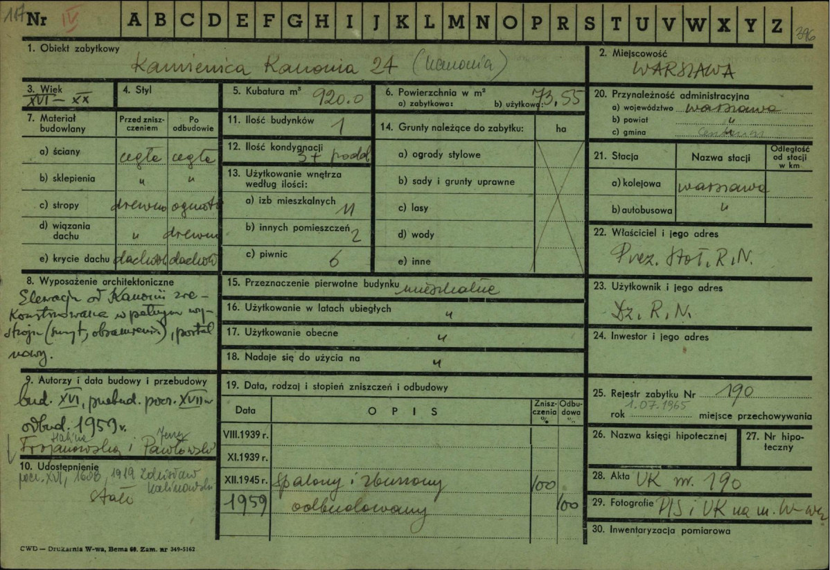 Karta zielona, skan nr 1