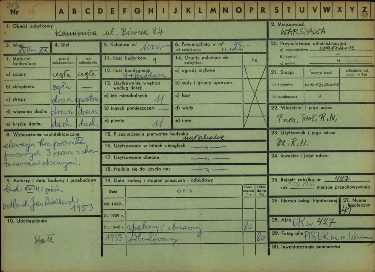 Karta zielona, skan nr 1