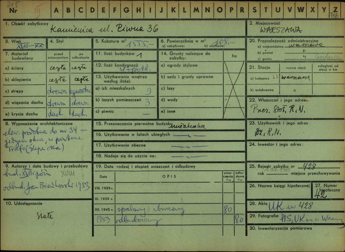 Karta zielona, skan nr 1