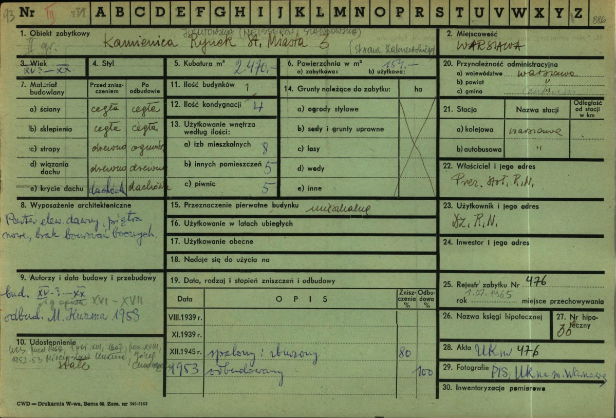 KZ - Karta zielona, skan nr 1
