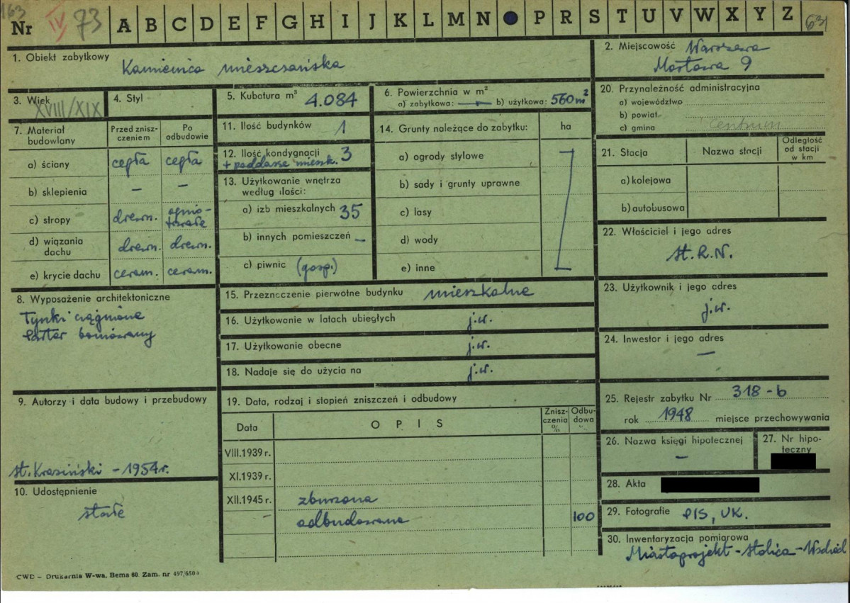 Karta zielona, skan nr 1