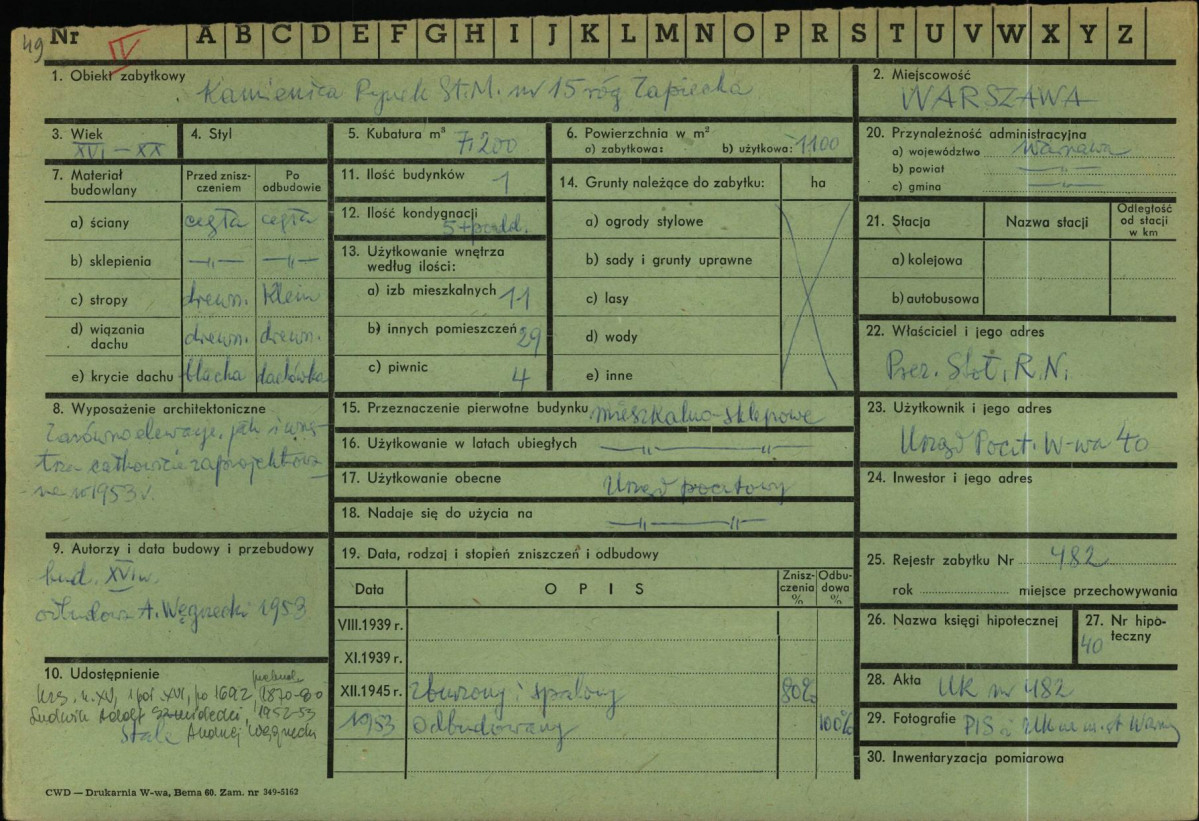 Karta zielona, skan nr 1