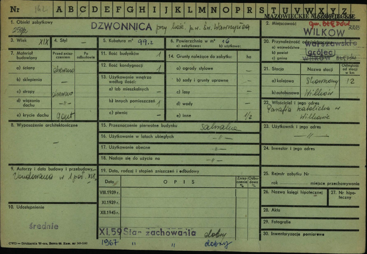 KZ - Karta zielona, skan nr 1
