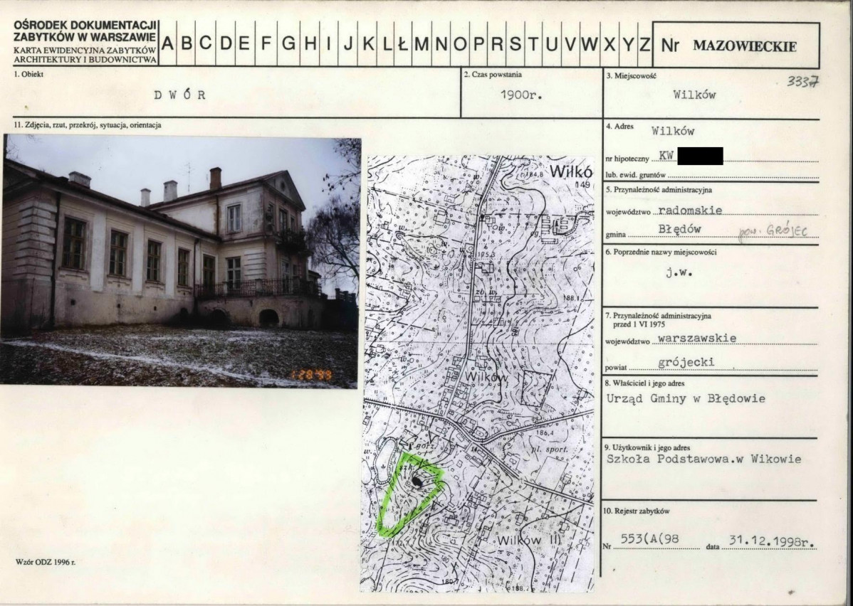 KB - Karta biała, skan nr 1