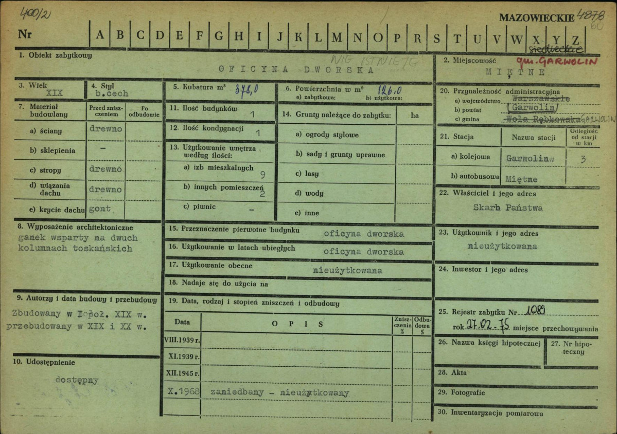 Karta zielona, skan nr 1