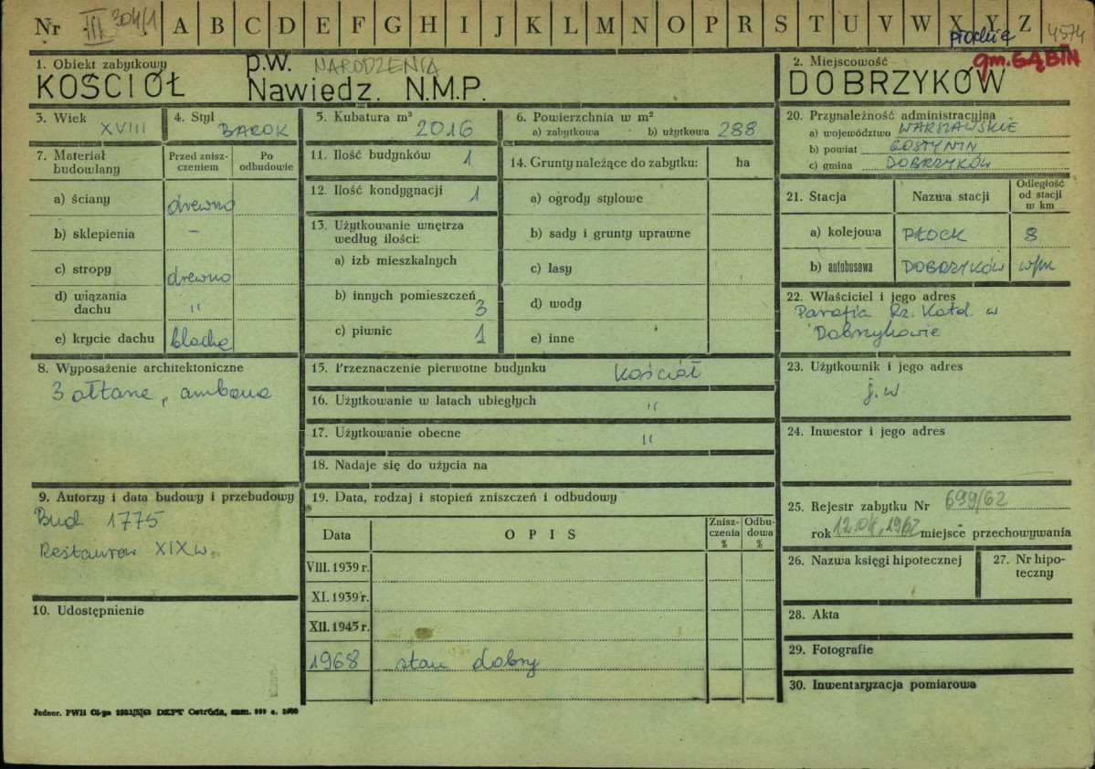 Karta zielona, skan nr 1