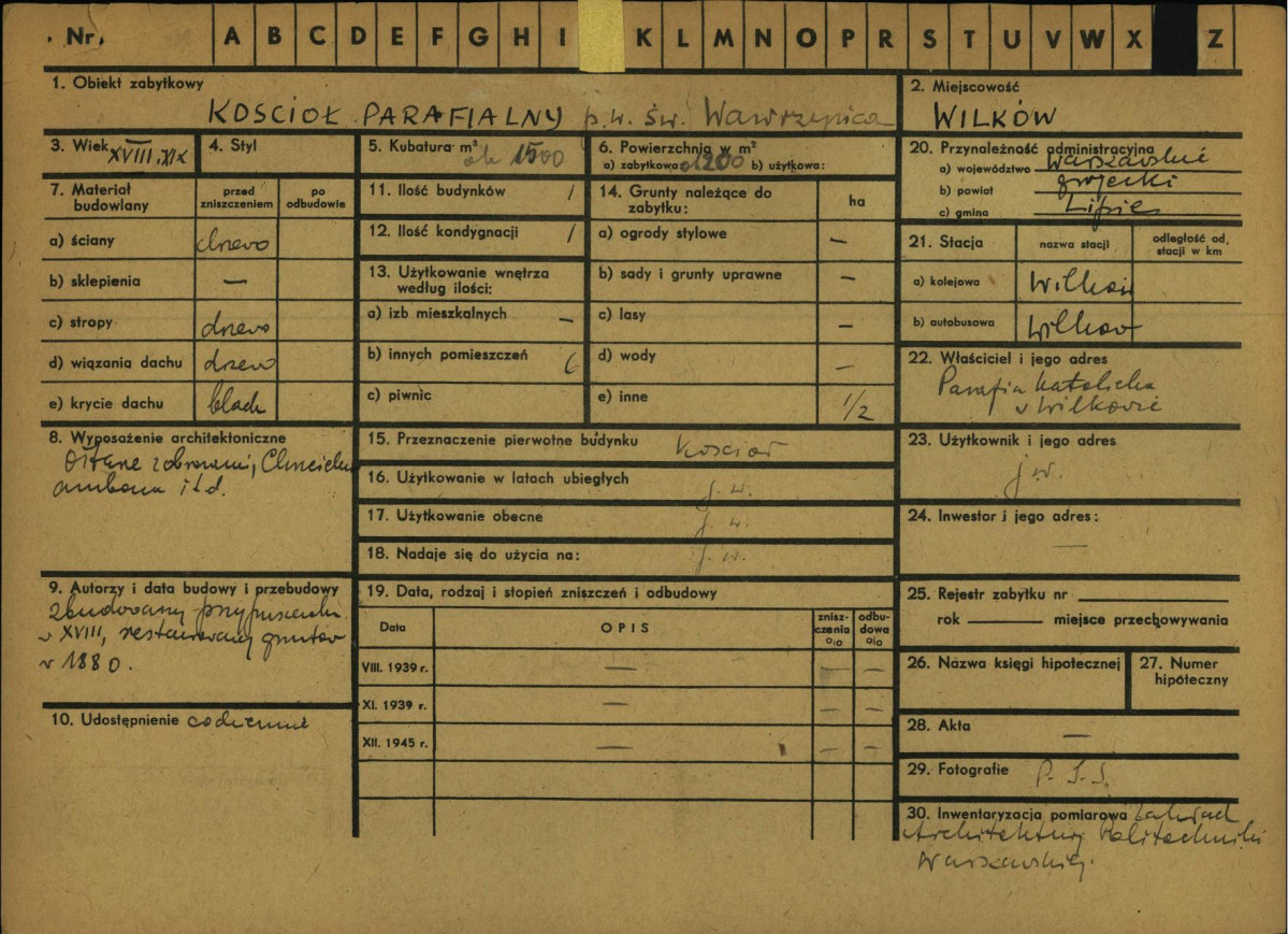 KZ - Karta zielona, skan nr 1