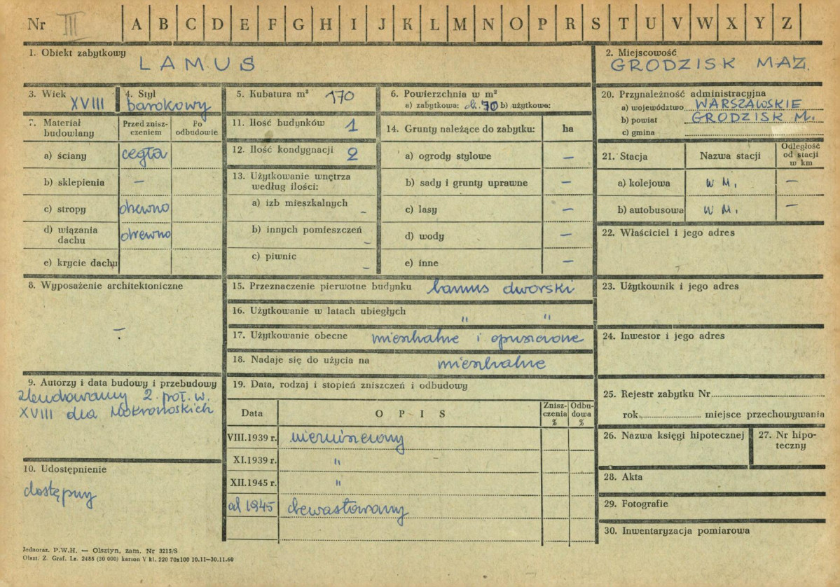 KZ - Karta zielona, skan nr 1