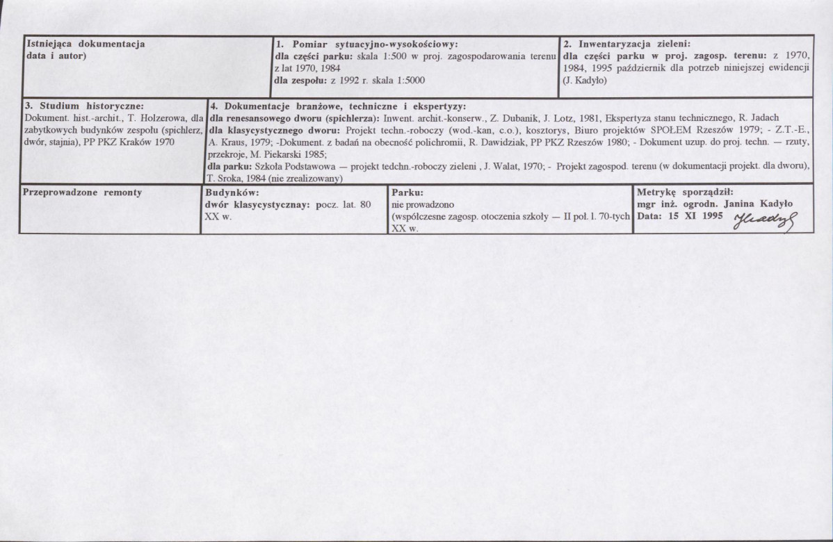 Ewidencja parkowa, skan nr 9