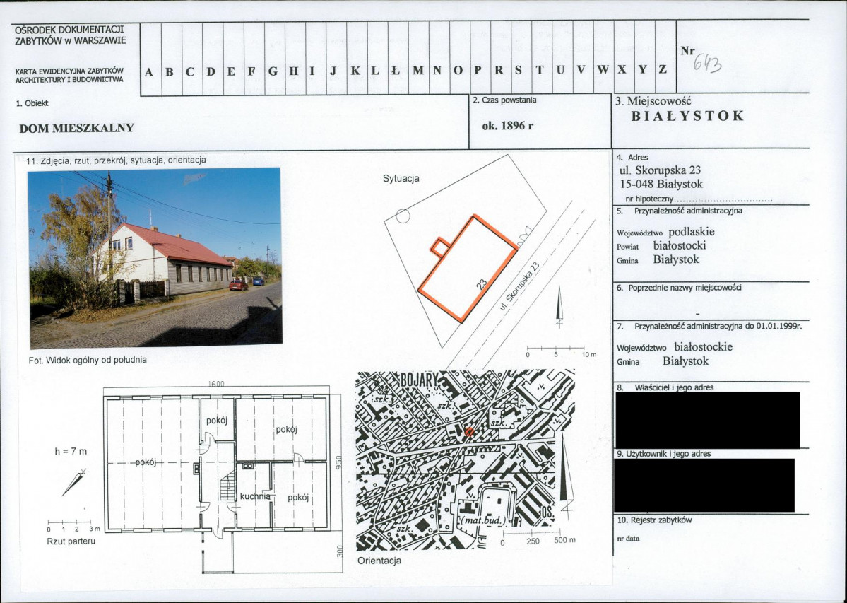 KB - Karta biała, skan nr 1