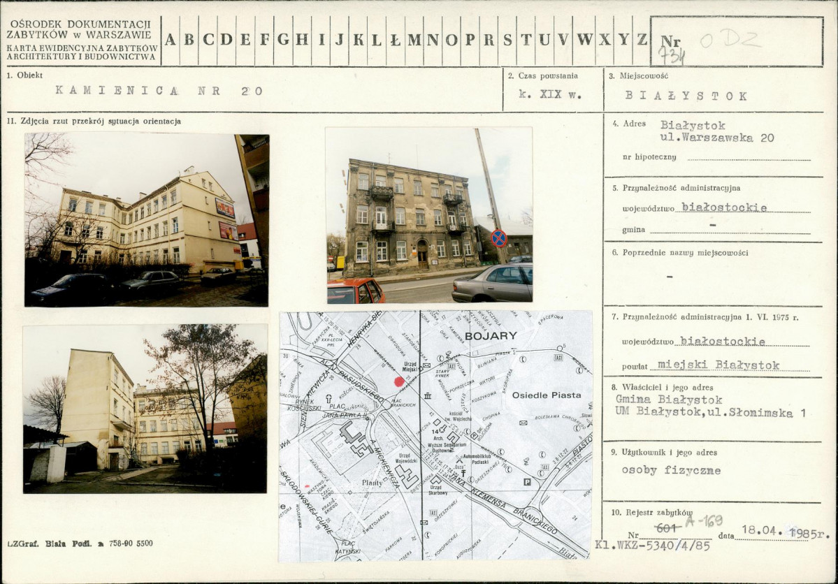 KB - Karta biała, skan nr 1