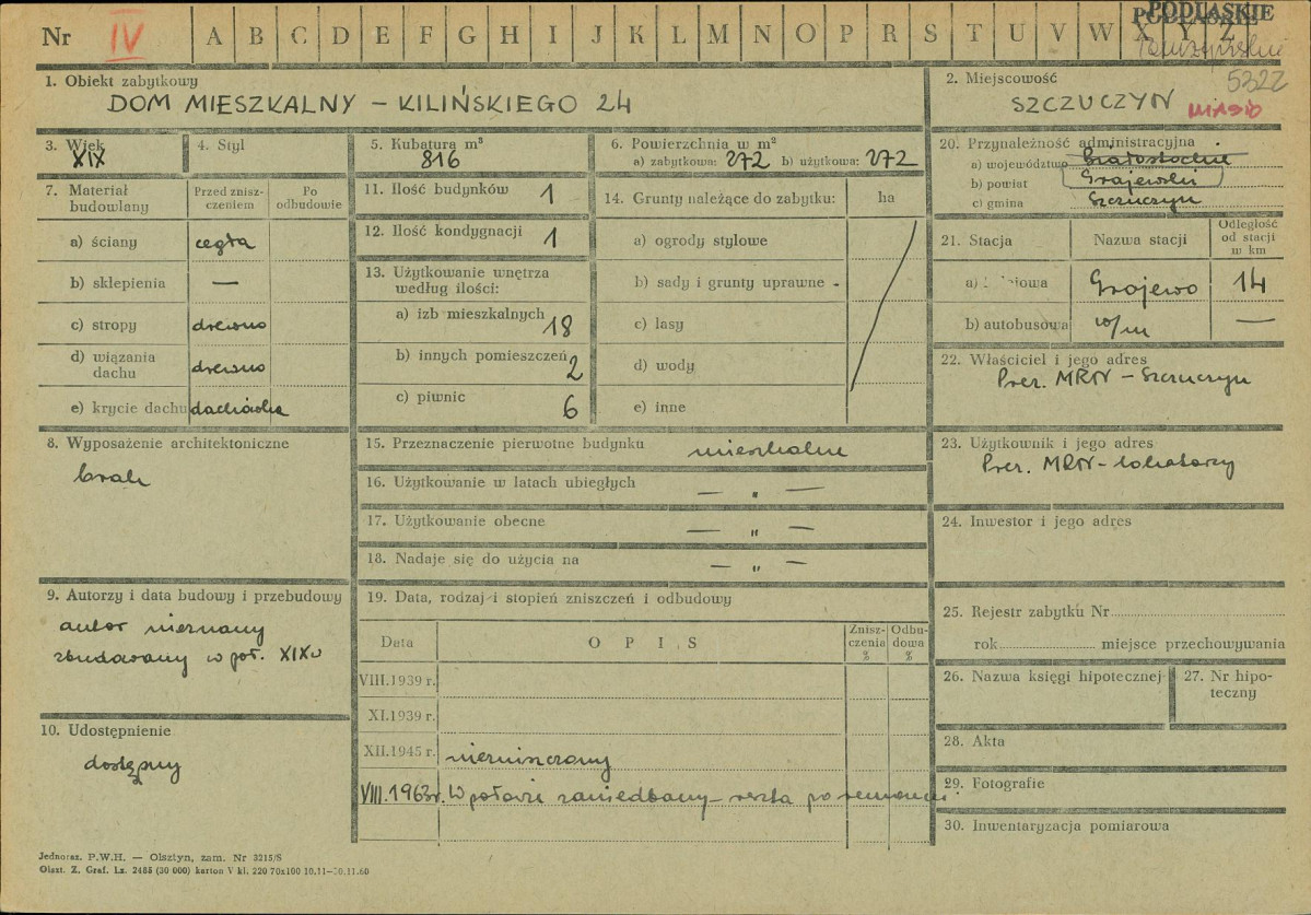 Karta zielona, skan nr 1