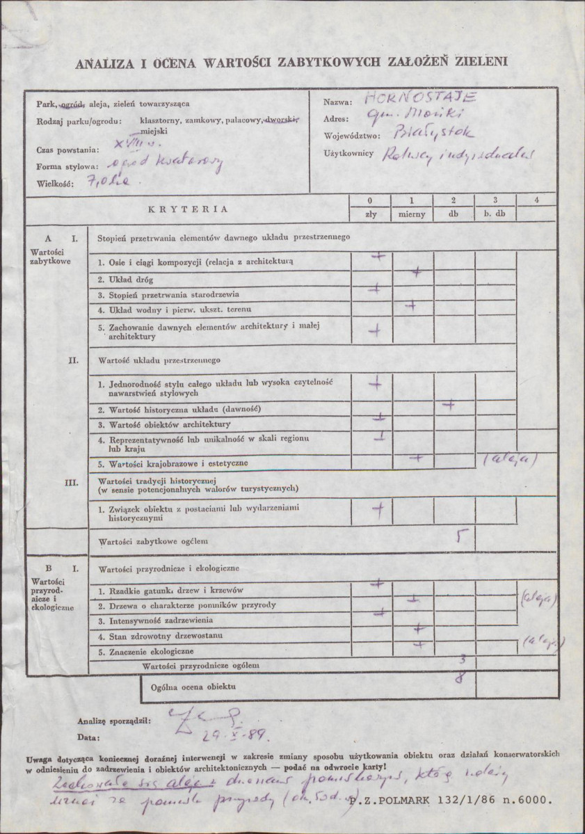 EP - Ewidencja parkowa, skan nr 3