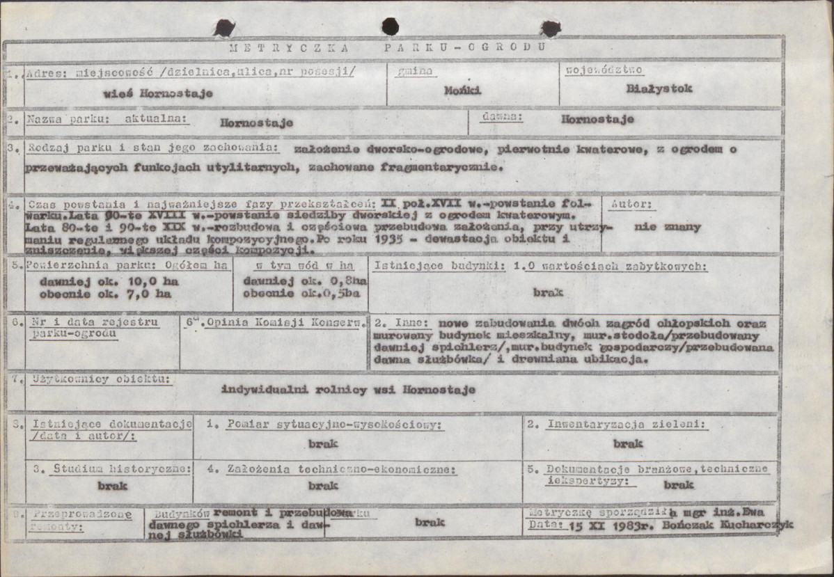 EP - Ewidencja parkowa, skan nr 5