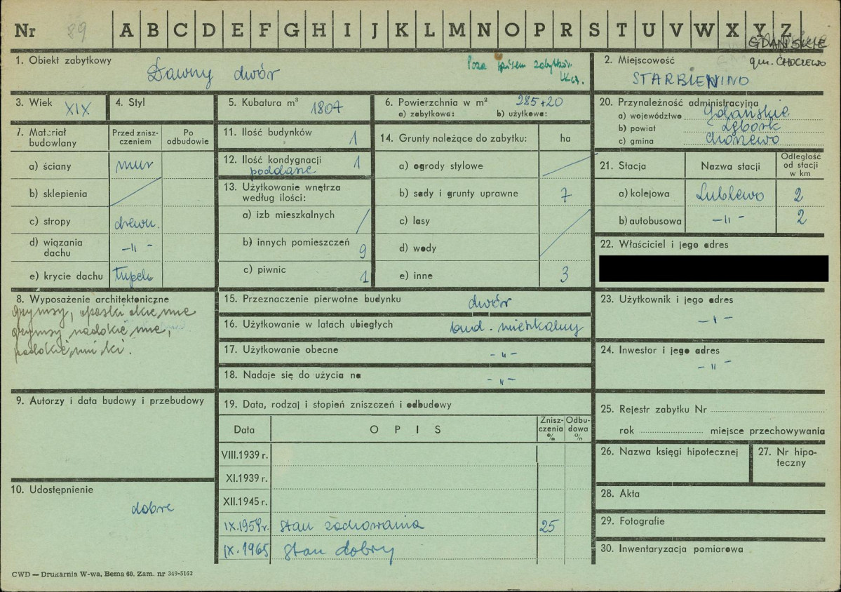KZ - Karta zielona, skan nr 1