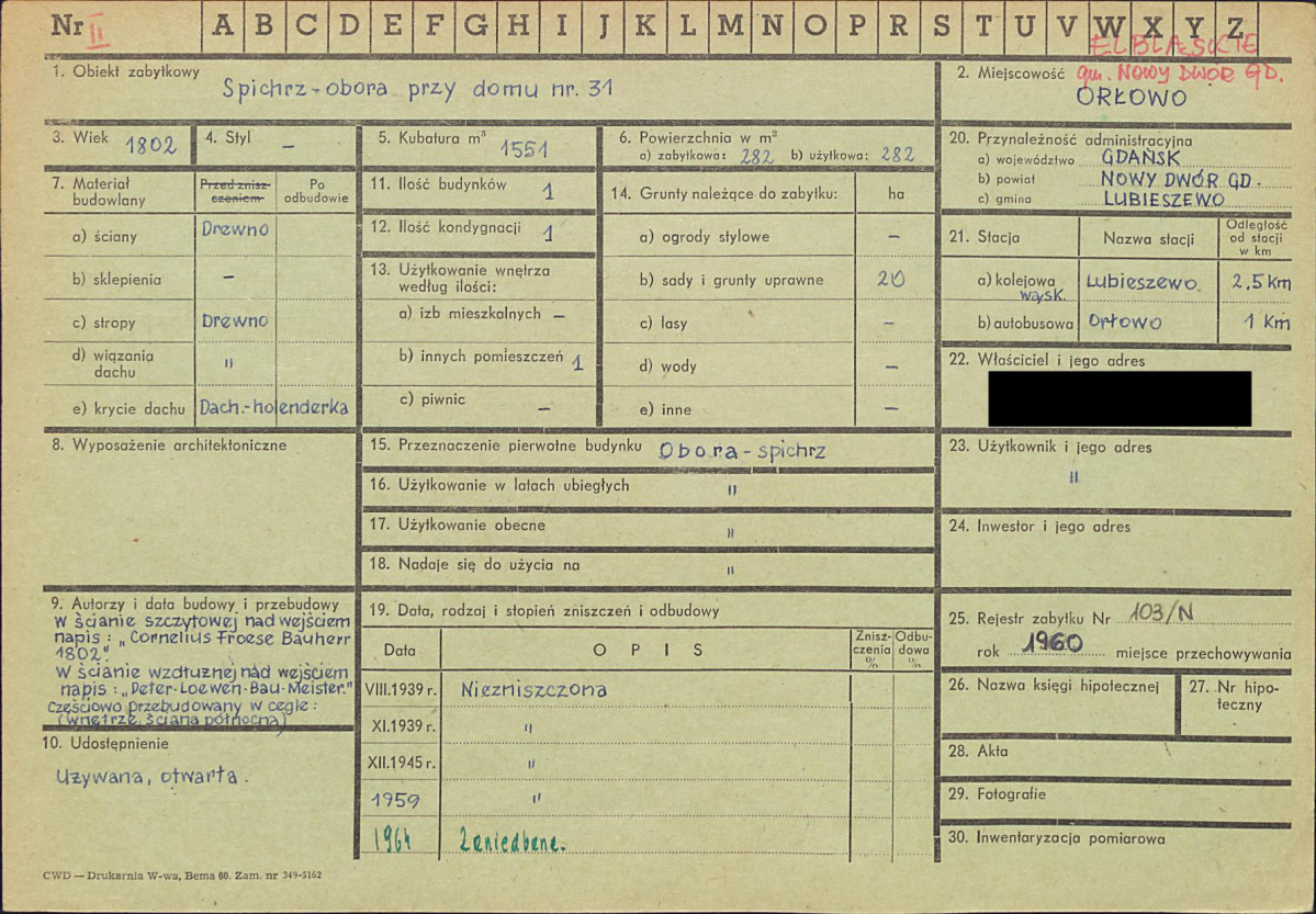 KZ - Karta zielona, skan nr 1