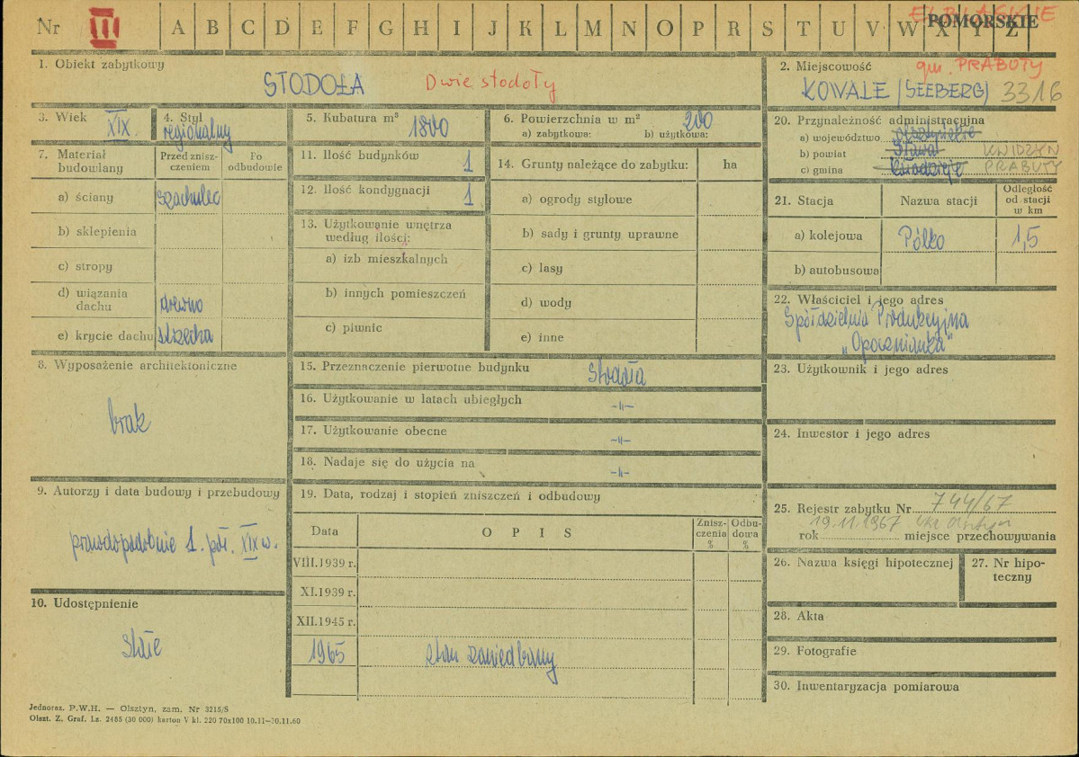 Karta zielona, skan nr 1