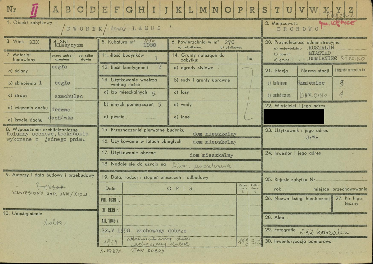 KZ - Karta zielona, skan nr 1