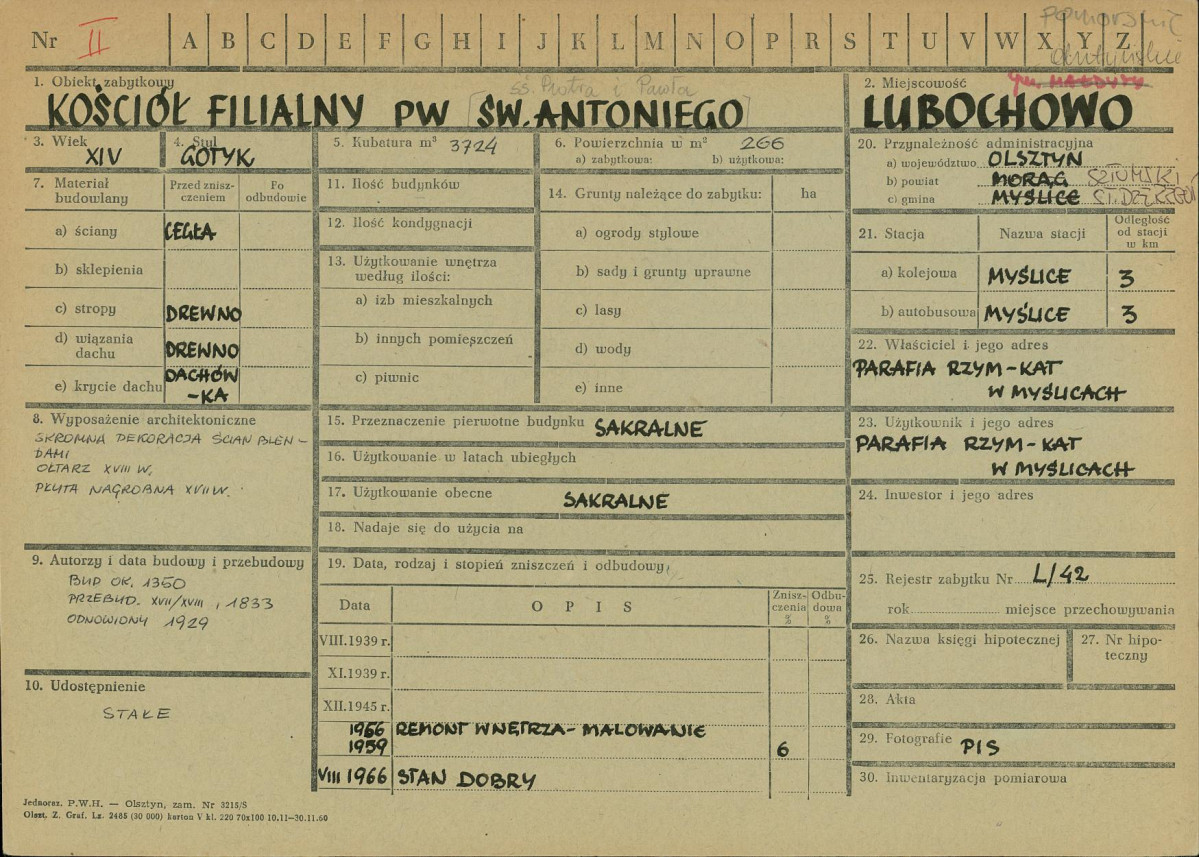 KZ - Karta zielona, skan nr 1