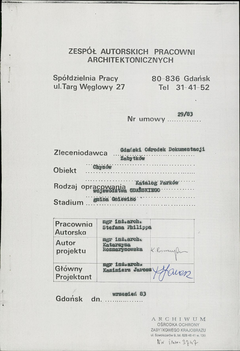 EP - Ewidencja parkowa, skan nr 4