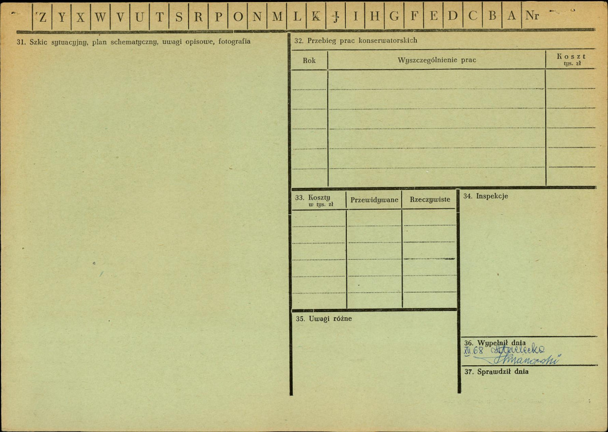 Karta zielona, skan nr 2