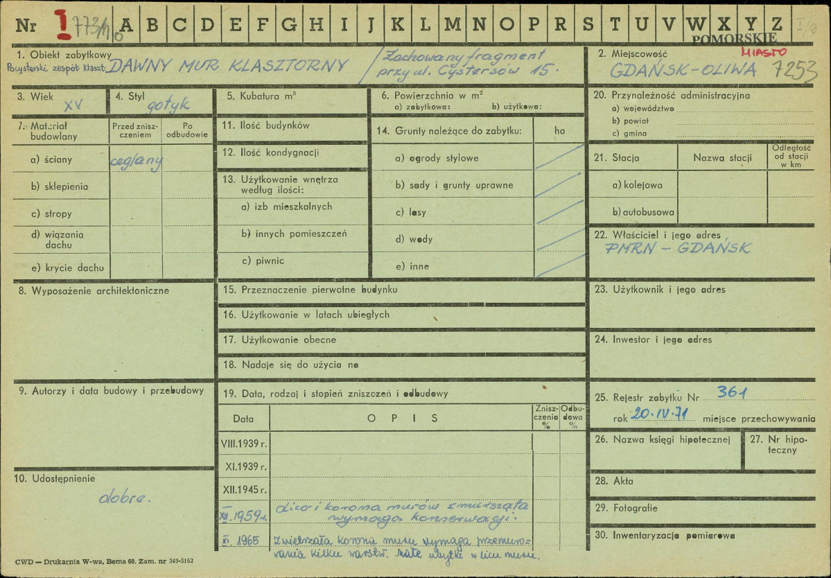Karta zielona, skan nr 1