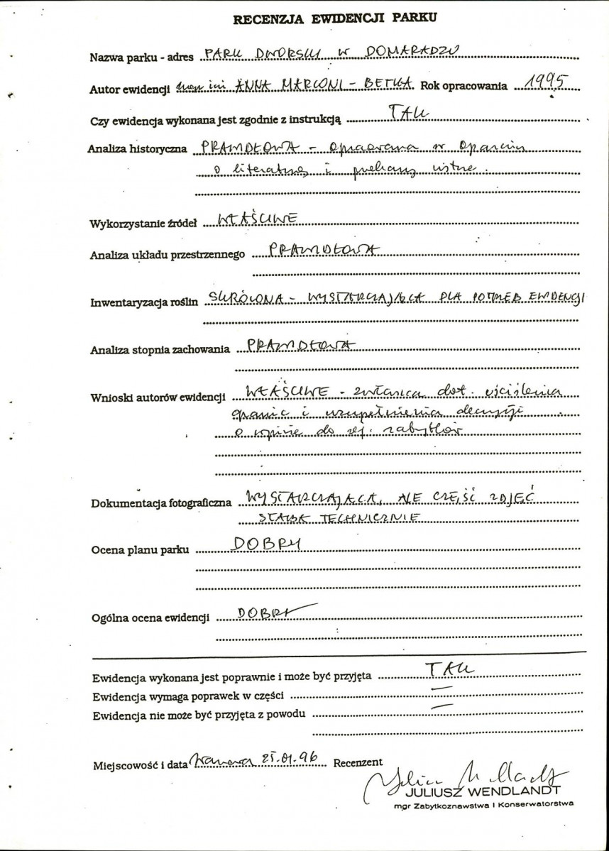 EP - Ewidencja parkowa, skan nr 5