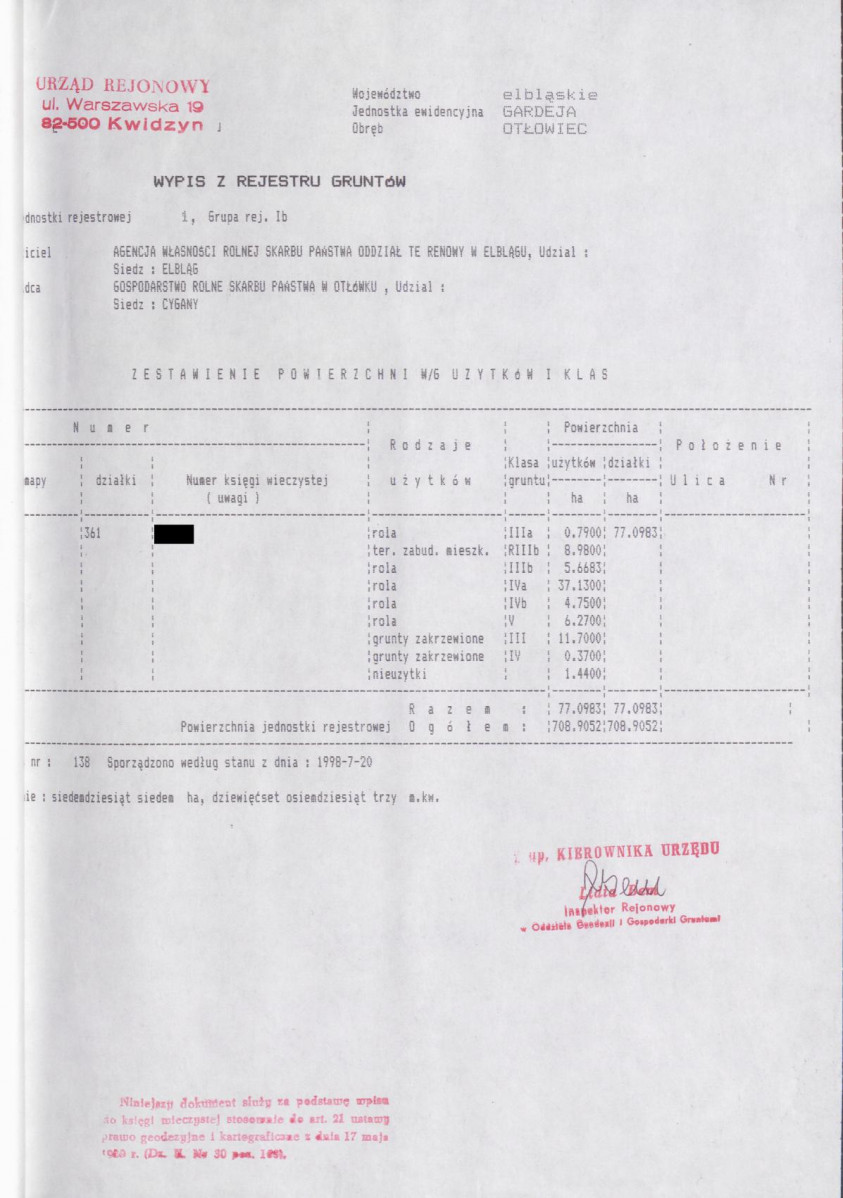 EP - Ewidencja parkowa, skan nr 18