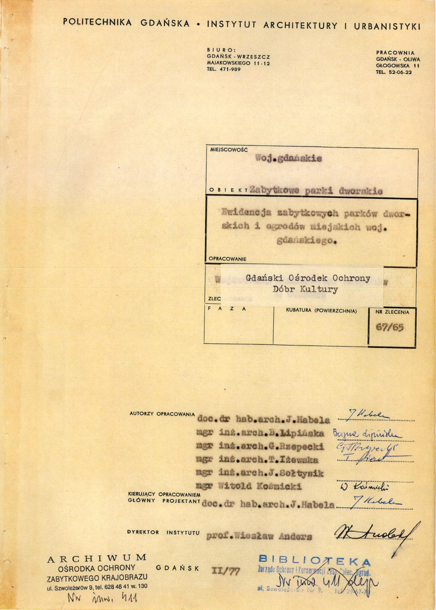 EP - Ewidencja parkowa, skan nr 4