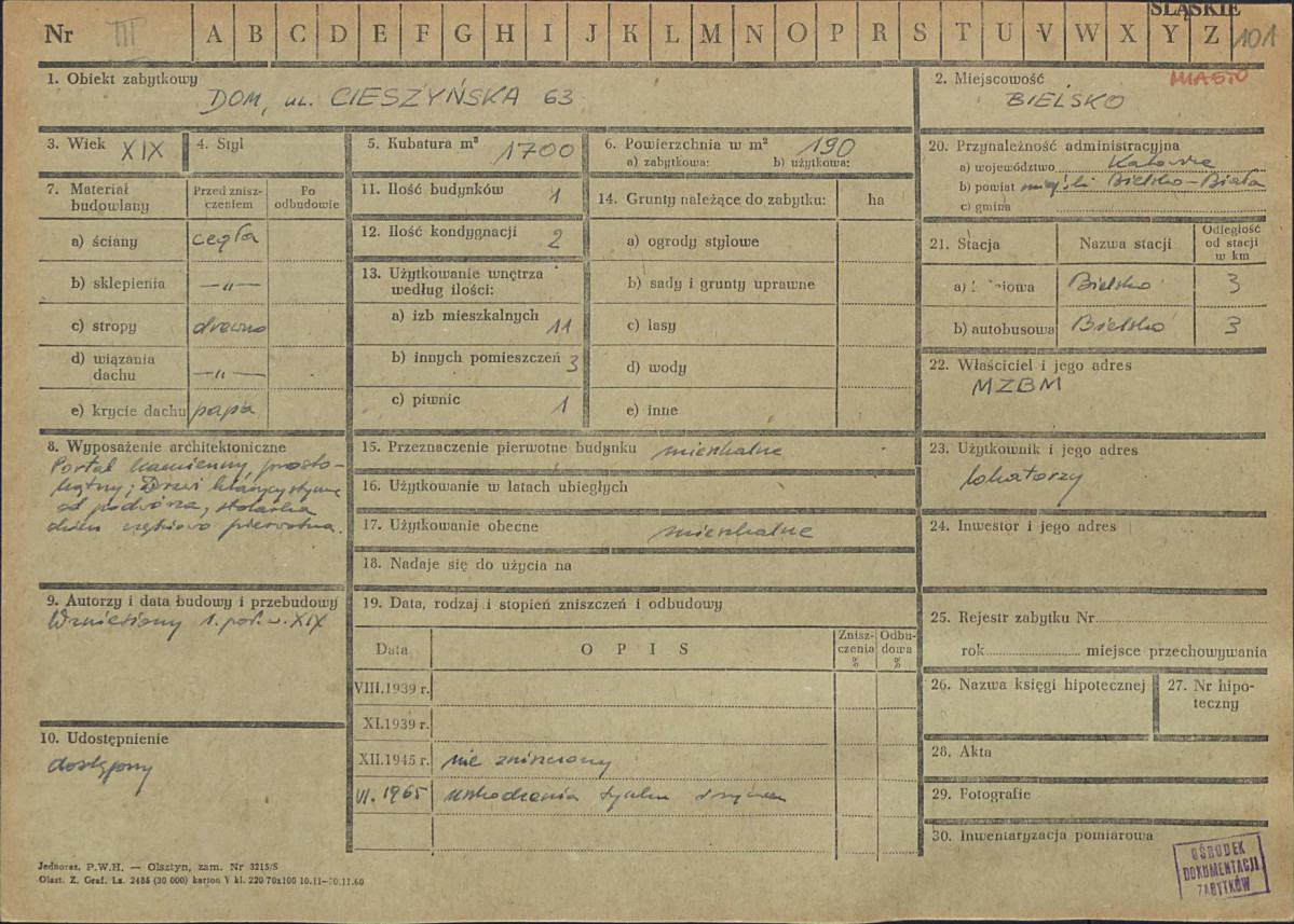 Karta zielona, skan nr 1
