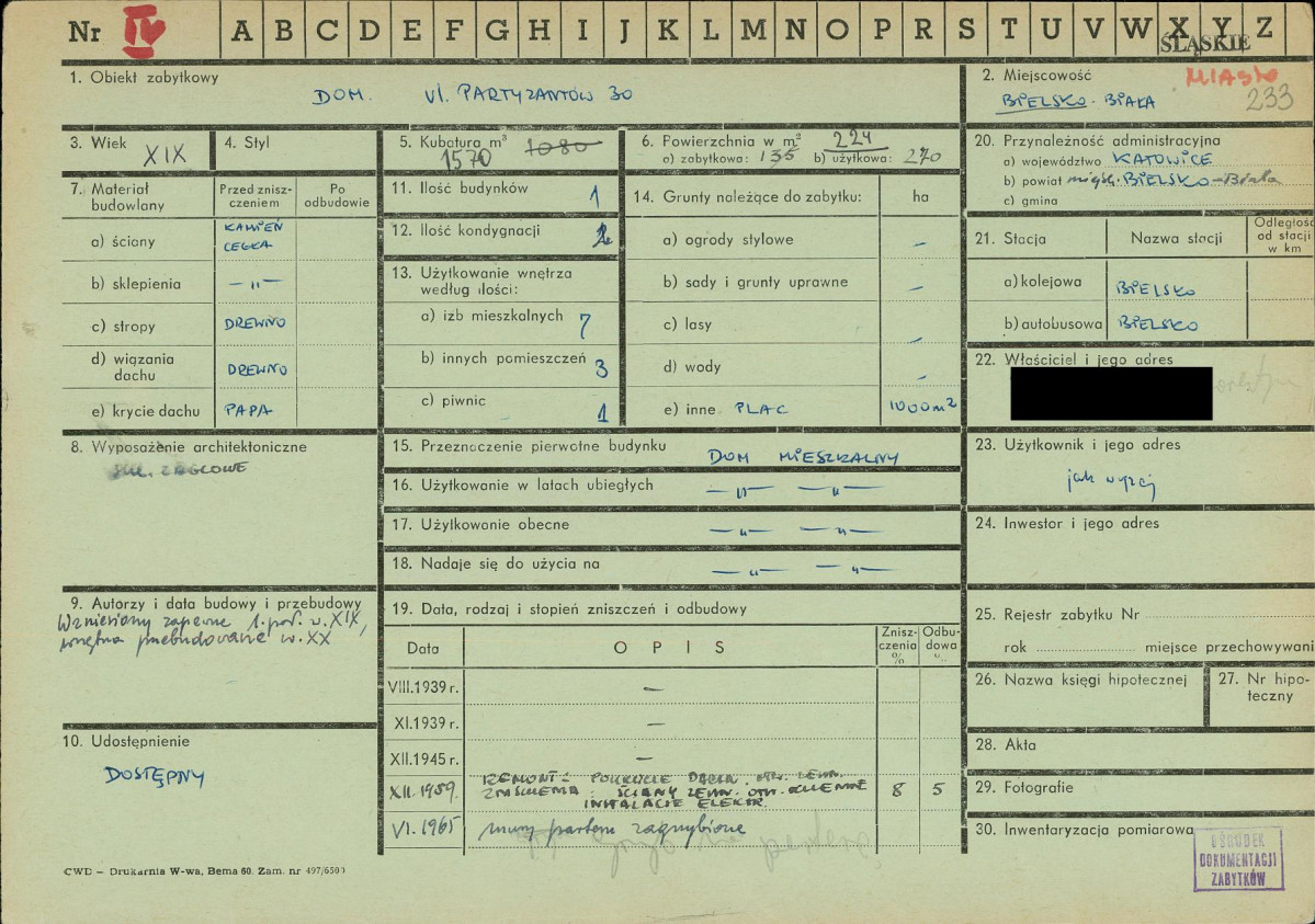 KZ - Karta zielona, skan nr 1