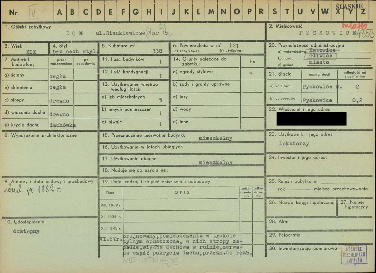 KZ - Karta zielona, skan nr 1