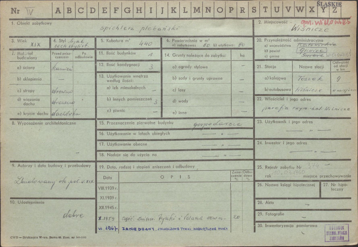 Karta zielona, skan nr 1