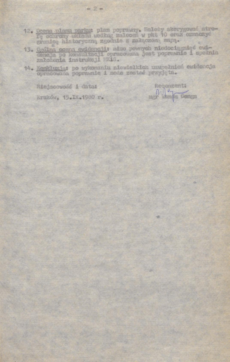 Ewidencja parkowa, skan nr 6