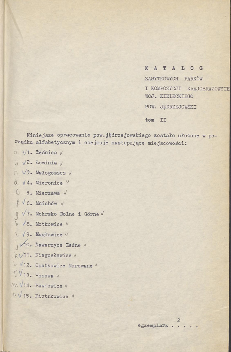 Ewidencja parkowa, skan nr 2