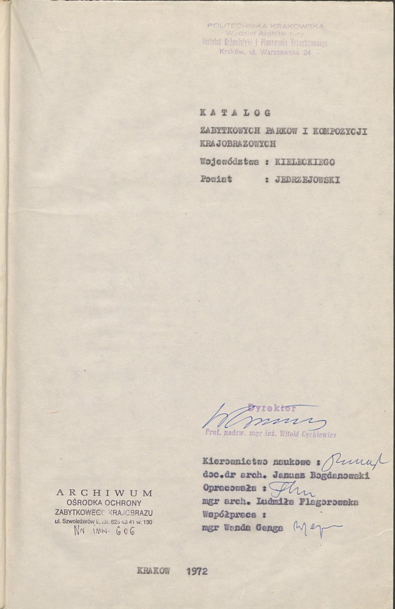 Ewidencja parkowa, skan nr 3