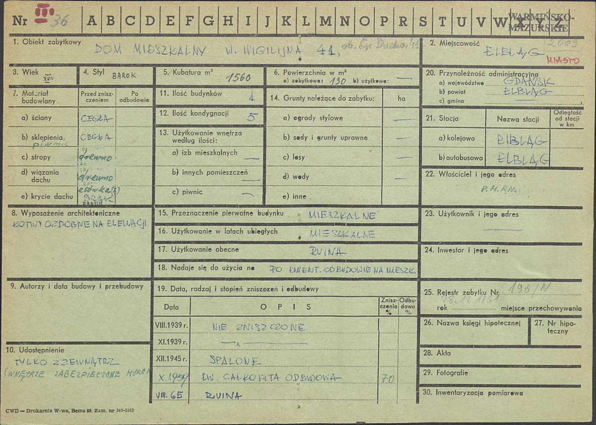 KZ - Karta zielona, skan nr 1