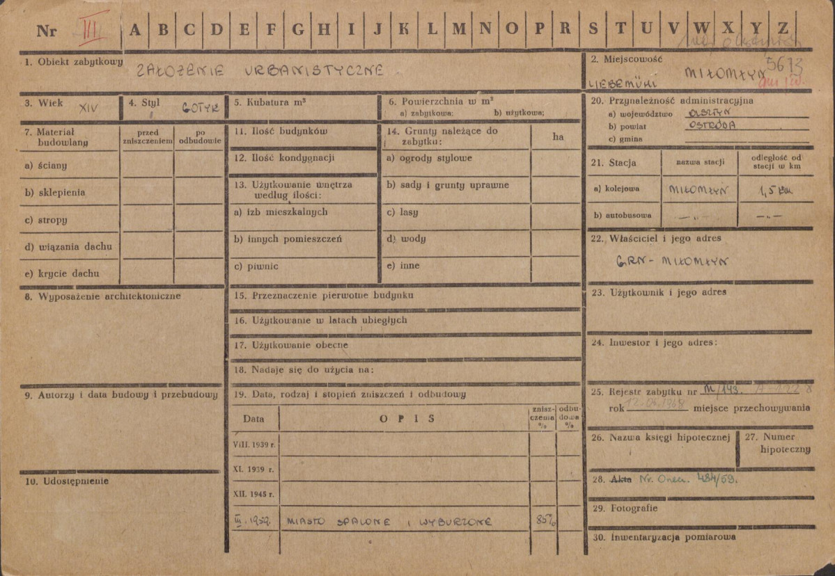 KZ - Karta zielona, skan nr 1