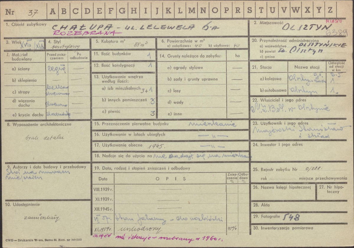 Karta zielona, skan nr 1