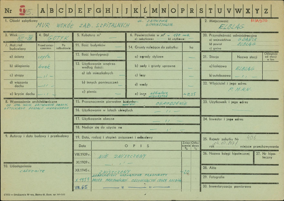 Karta zielona, skan nr 1
