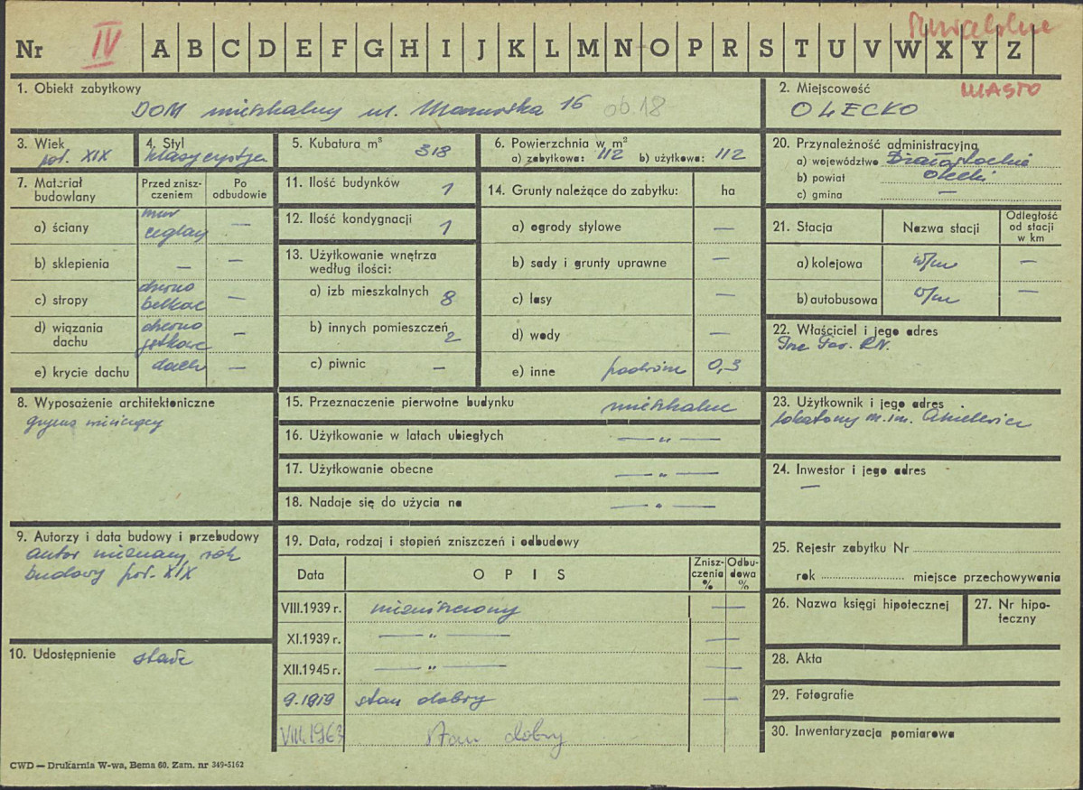 Karta zielona, skan nr 1