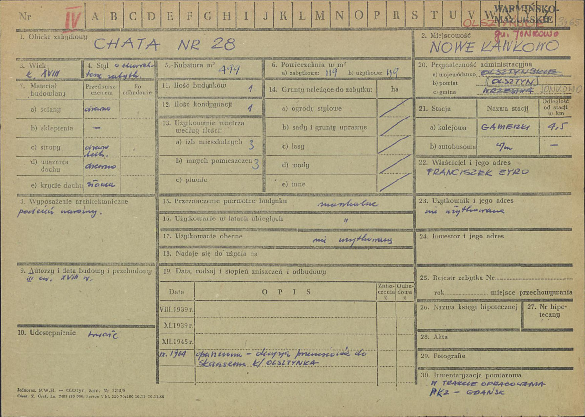 Karta zielona, skan nr 1