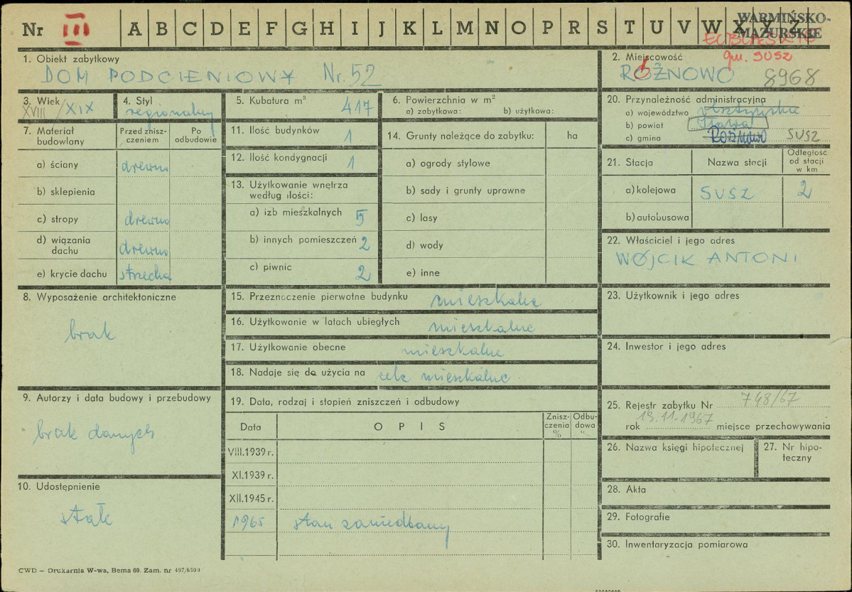 Karta zielona, skan nr 1