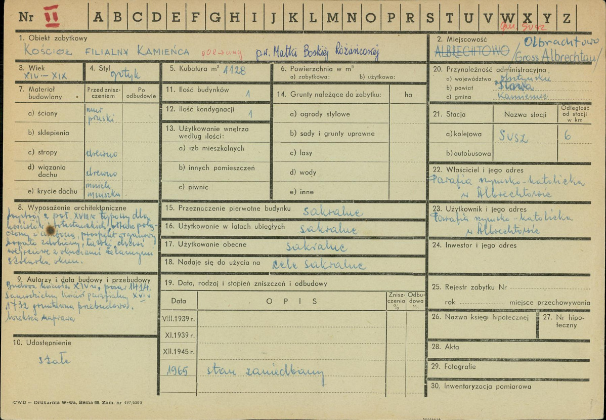 Karta zielona, skan nr 1