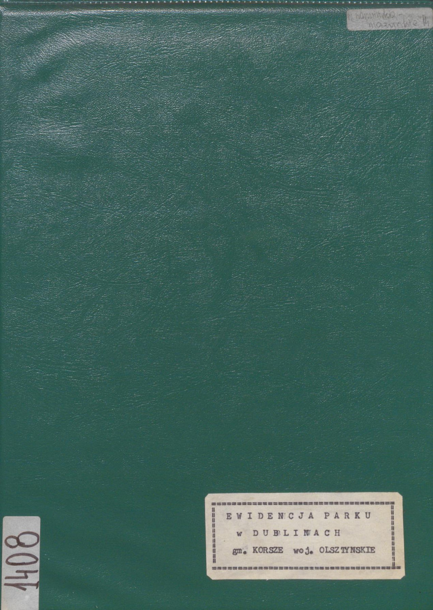 Ewidencja parkowa, skan nr 1