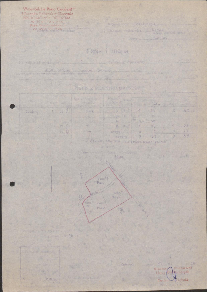 Ewidencja parkowa, skan nr 9