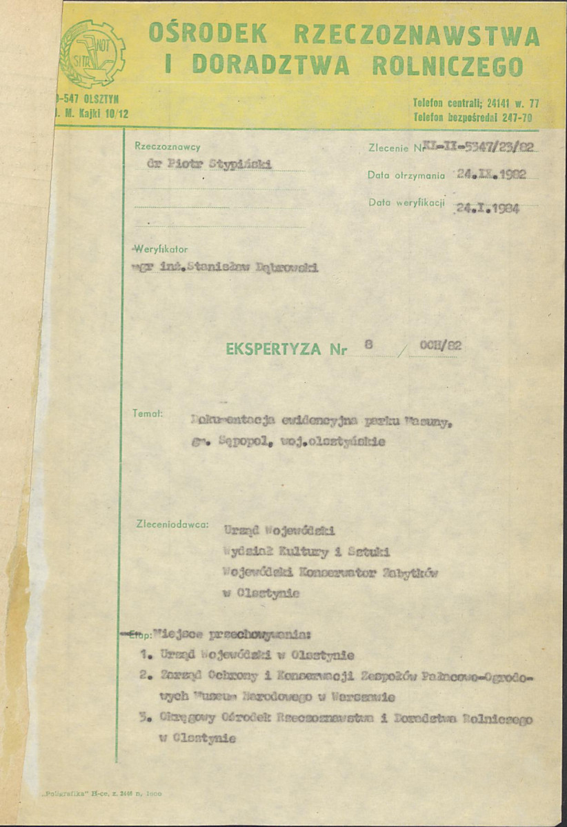 Ewidencja parkowa, skan nr 4