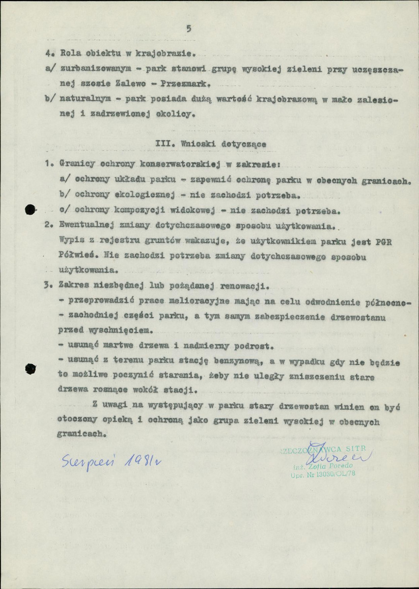 Ewidencja parkowa, skan nr 12